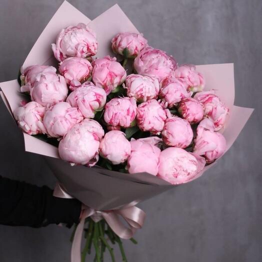 Bouquet with peonies