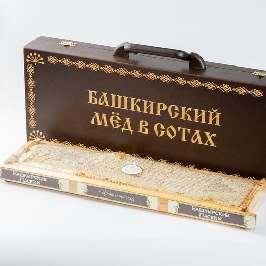 Сотовый мед "КЕЙС"  "Башкирские пасеки"