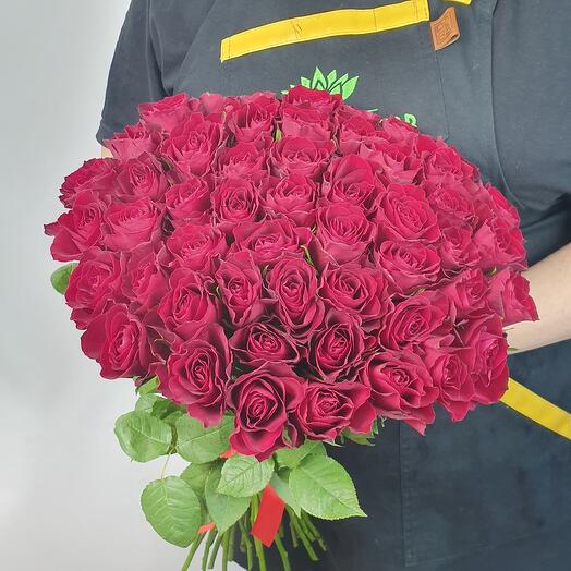 Букет из 51 красной розы