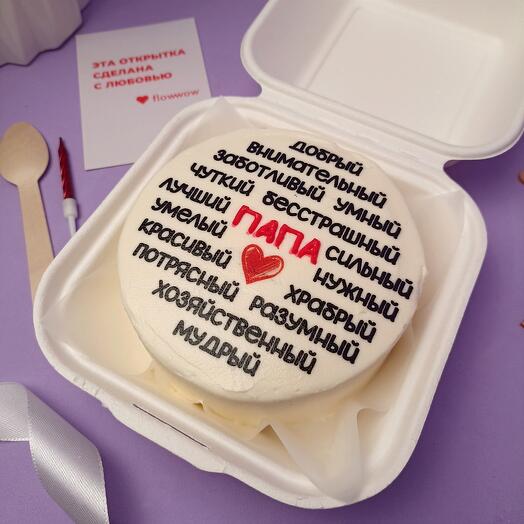 Бенто торт. Подарок папе на 23 февраля