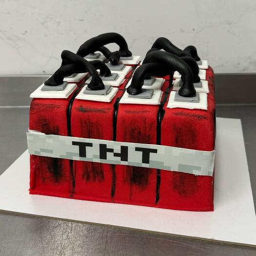 Торт Майнкрафт TNT