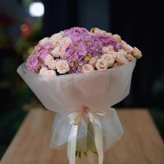 Цветы "нежный микс"