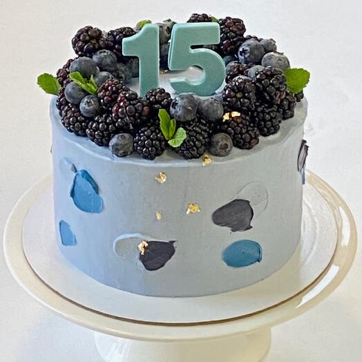 Торт на 15 лет ,на день рождения