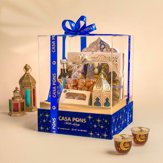 Medium Dreamy Ramadan Basket Blue