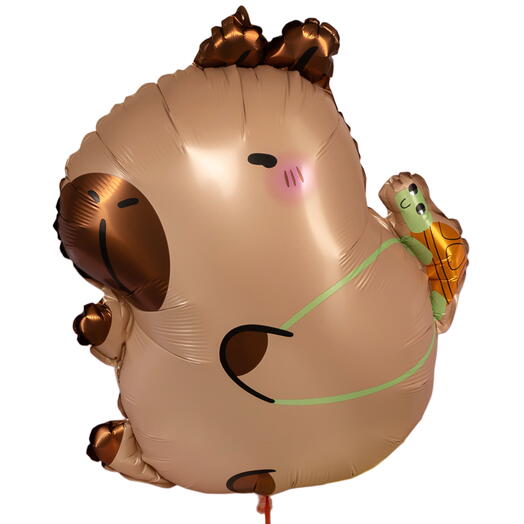 Воздушный шар гелий КАПИБАРА. Helium balloon CAPYBARA