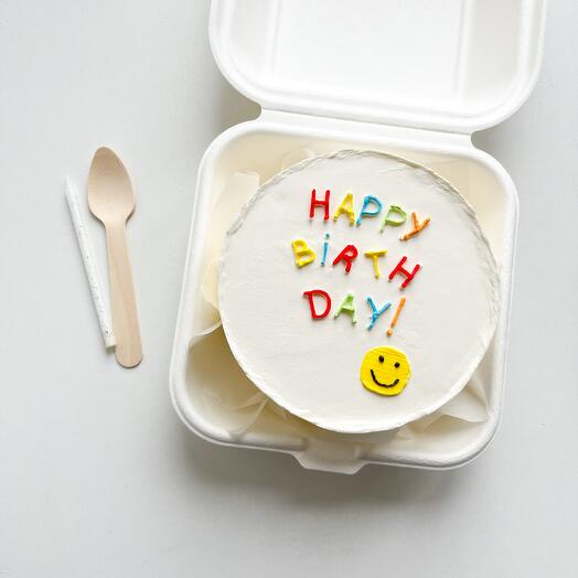 Бенто торт happy birthday 🥳
