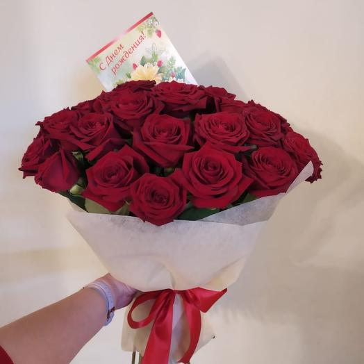 Букет из 35 красных роз