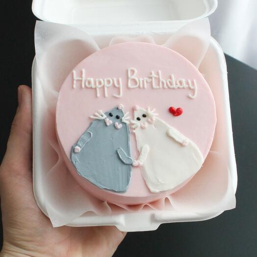 🐀Бенто с крысами« Happy Birthday ️» с начинками на выбор малиново-клубничная или шоколадная