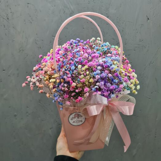 Gypsophila in the handbag