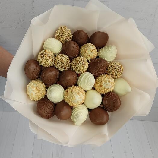 Chocolate-covered Strawberry bouquet/ New Year/ Christmas/corporate gifts