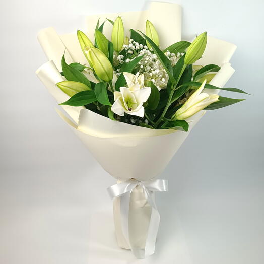 Simply white Lilies