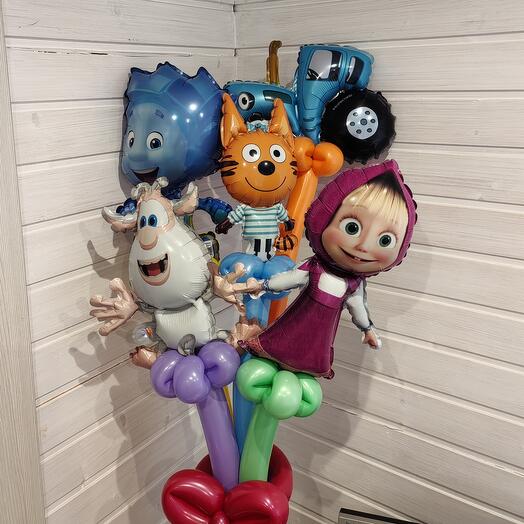 Шар - игрушка мини фигуры 5 шт. Набор шаров. Шары и шарики