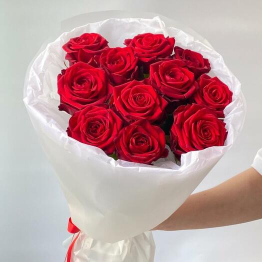 Красная  роза