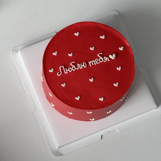 Bento cake "I love you"