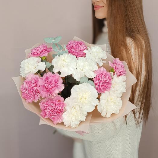 Нежное послание с диантусами