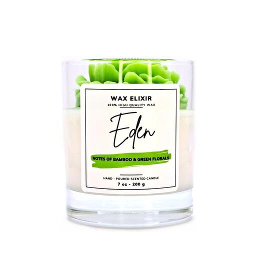 Eden Luxury Scented Flower Candle
