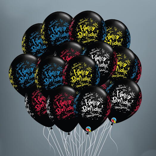 15 Birthday Blast Balloons