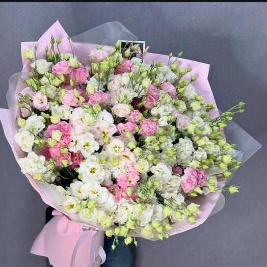 Mix lisianthus pink and white