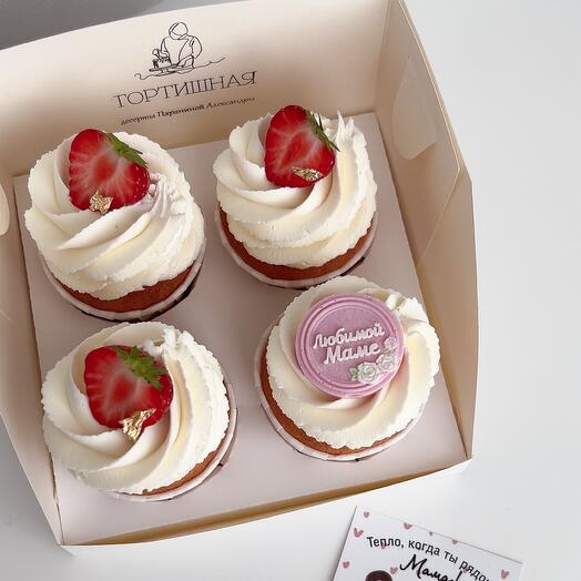 Капкейки с 8 марта 4шт
