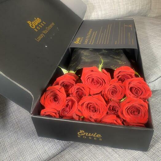 24 Red Roses In Signature Box