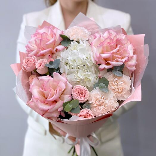 Bouquet "Gentle kiss". Bouquet 217