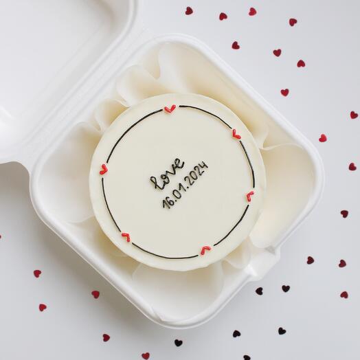 Bento cake for the anniversary of a relationship