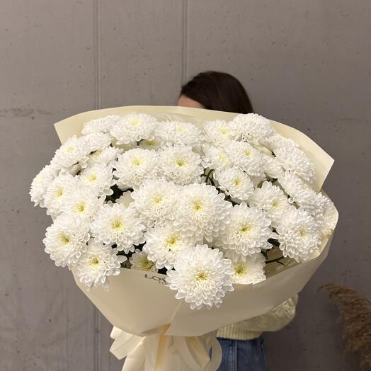 Охапка хризантем