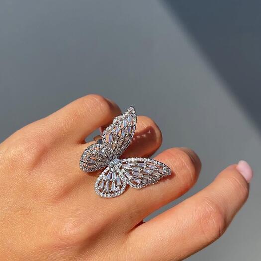 Кольца бабочки фото Кольцо "butterfly", Jewellery Ufa, buy at a price of 3000 RUB, Rings on MonSheri