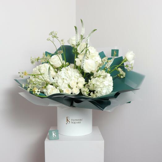 White Bouquet Box