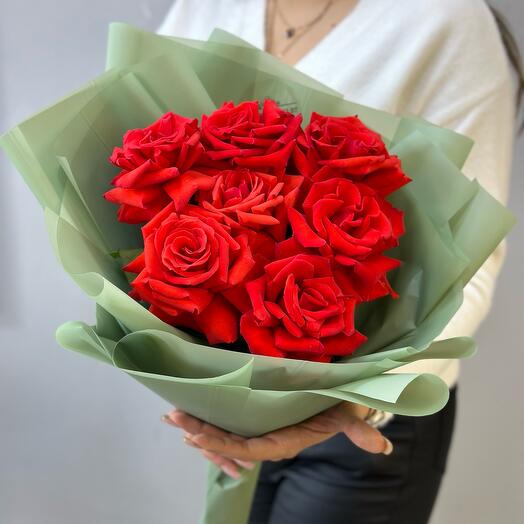 Букет из 7 французских роз
