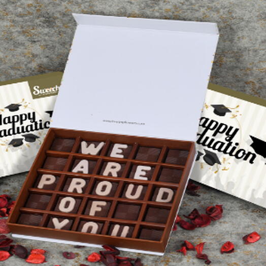 We Are Proud of You Chocolates By Sweecho