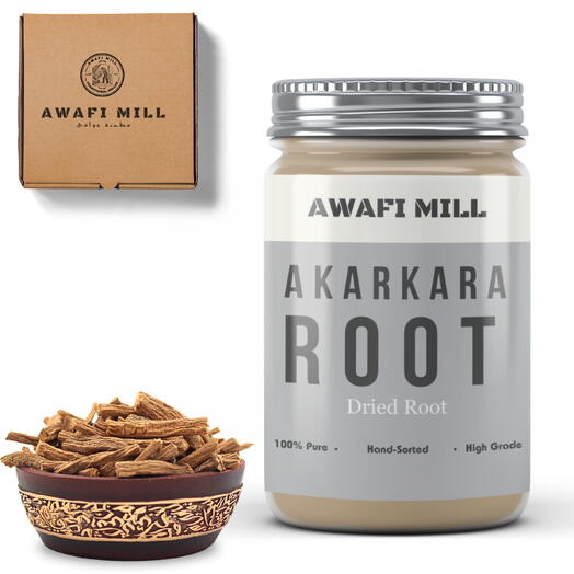 AWAFI MILL Pellitory Root | Akarkara - Bottle of 100 Gram