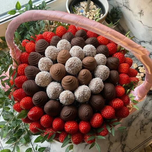 Basket of strawberries