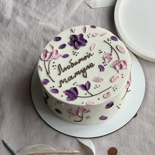 The "beloved mother" cake