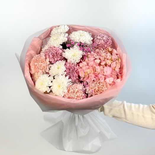 Сказочная симфония 🌸 букет с гортензией