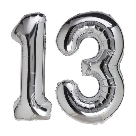 (НА ВЫБОР) Воздушные шары цифры (2шт) серебро 100см. Helium balloons ON CHOICE (2pcs) 100 cm numbers silver