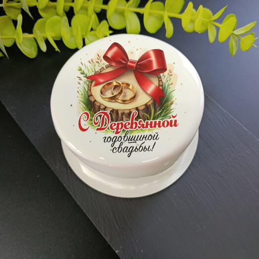 Торт бенто на годовщину свадьбы 5 лет