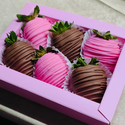 chocolate bouquets and chocolate-covered strawberries 