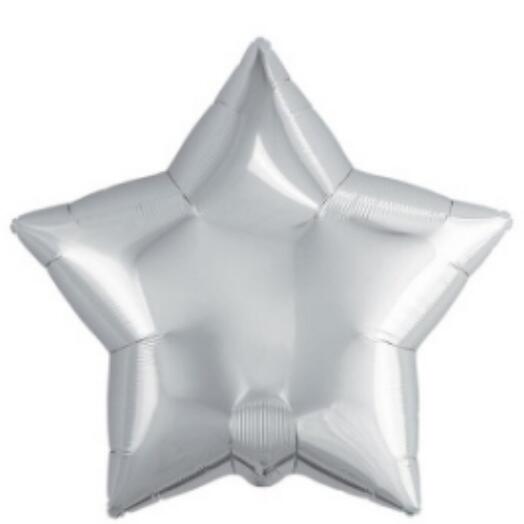 Globo Foil estrella plata