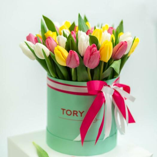 51 tulip mix in a box