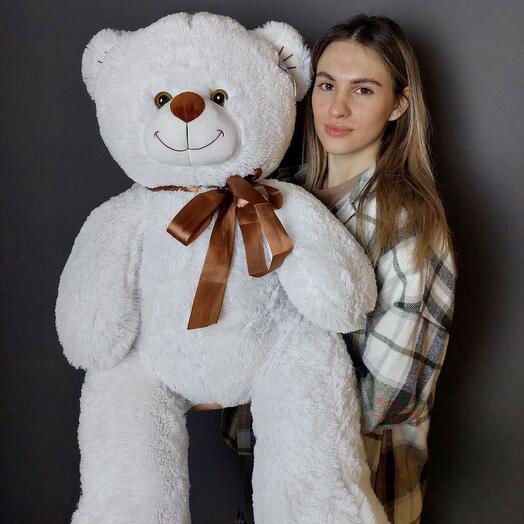 😍 Заказали 57 раз - Белый медведь 120 см