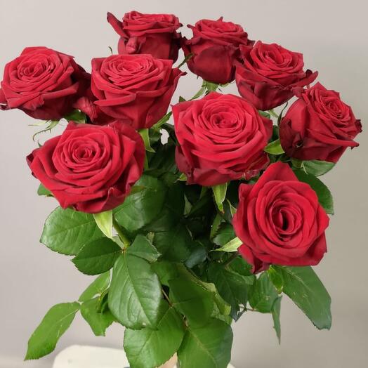 Bouquet of Fragrant Red Roses ♥️ 9 pieces