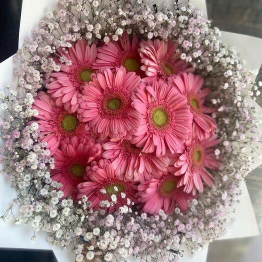 Pink Gerbera bouquet