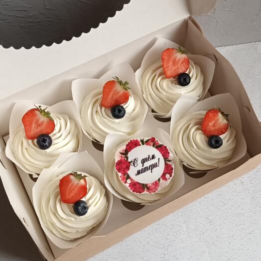 Капкейки маме в подарок