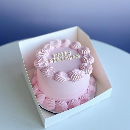 Мини (бенто) торт "Happy birthday"