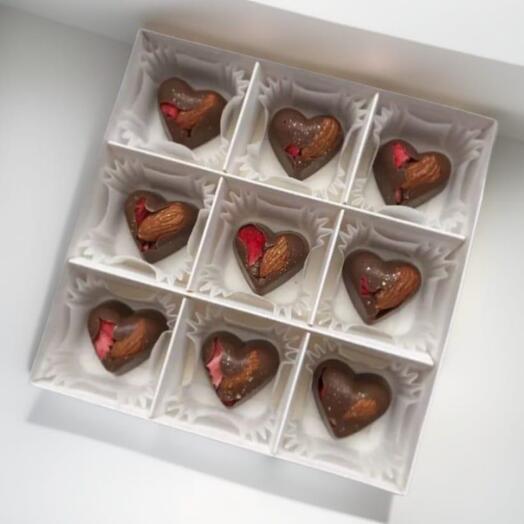 "Сердце» набор конфет ручной работы набор 009