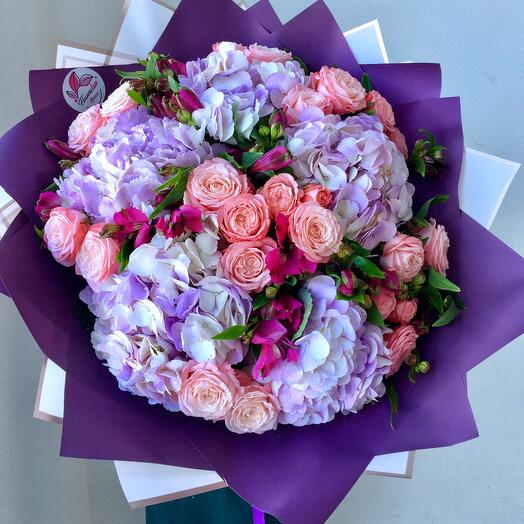 Author's bouquet ( Lilac haze )