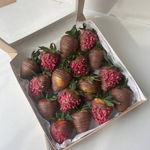 Chocolate-covered strawberries are classic