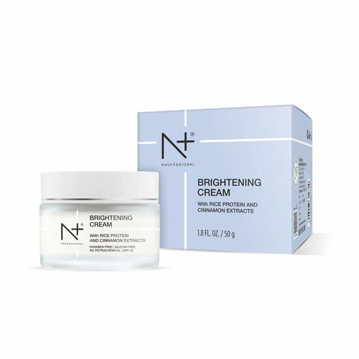 N+ Brightening Cream, With Rice Protein and Cinnamon Extracts - SPF 20 , 50G