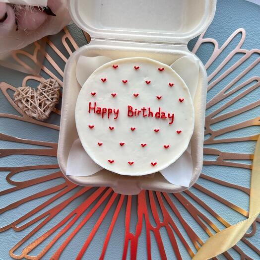 Pastel de cumpleaños Bento para hermana, novia, colega, mamá